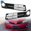 Set of 2 Fog Light Bezels for Toyota Camry SE Sport (2012–2014) Black