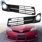 Set of 2 Fog Light Bezels for Toyota Camry SE Sport (2012–2014) Black