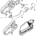 2Pcs Outside Door Handle Carriers for BMW X5 E53 (2000–2006)