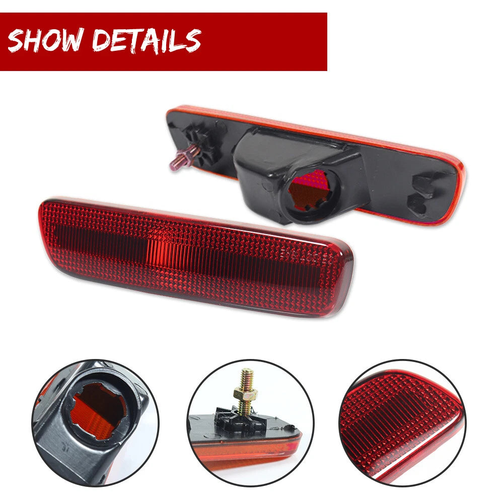 Set of 2 Side Marker Lights for Lexus RX300 (1999–2003) Amber & Red
