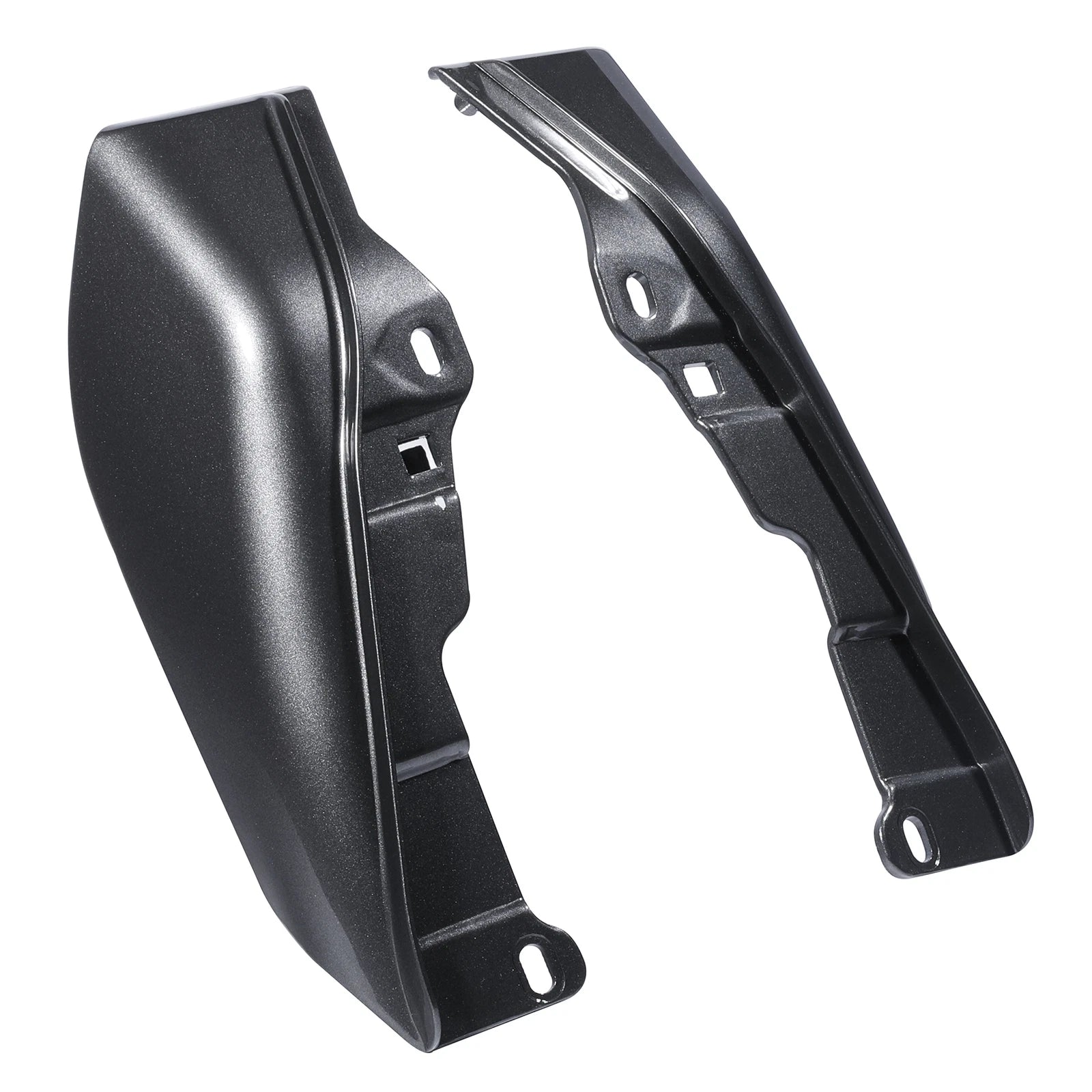 Mid Frame Deflectors for Harley Touring (2009–2023) Black Geometric Fade