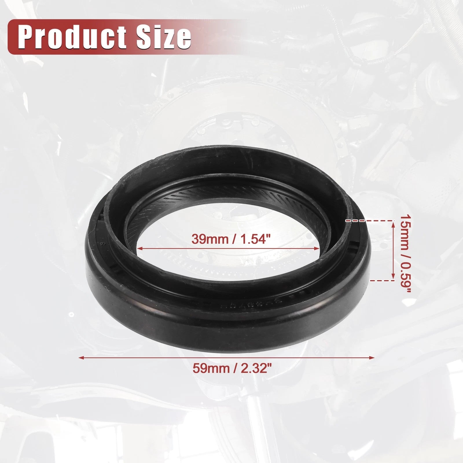 2pcs Crankshaft Seal for Toyota 4Runner (1995–2009) No. 90311-41010