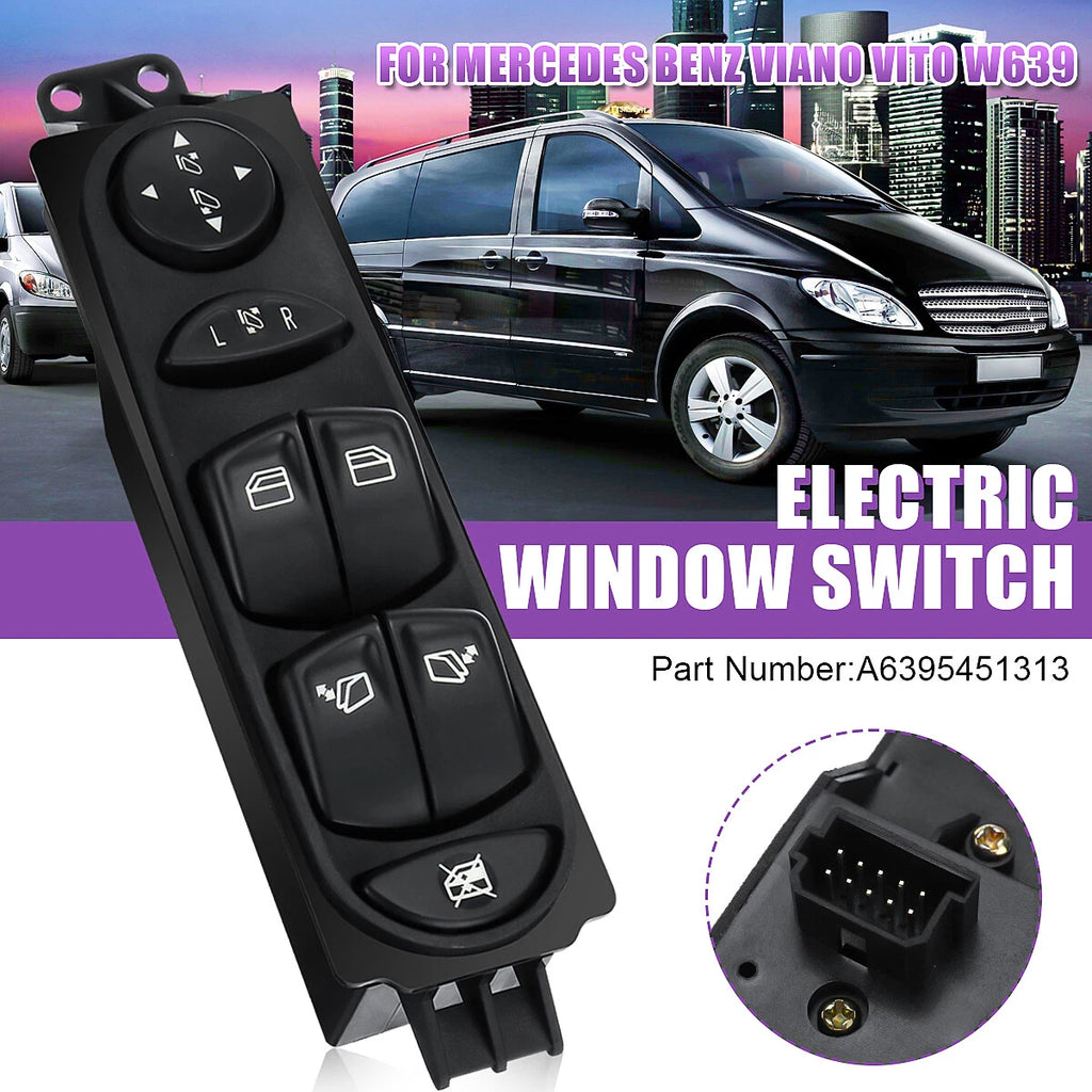 Electric Window Control Switch for Benz Viano Vito W639 (2004–2013)