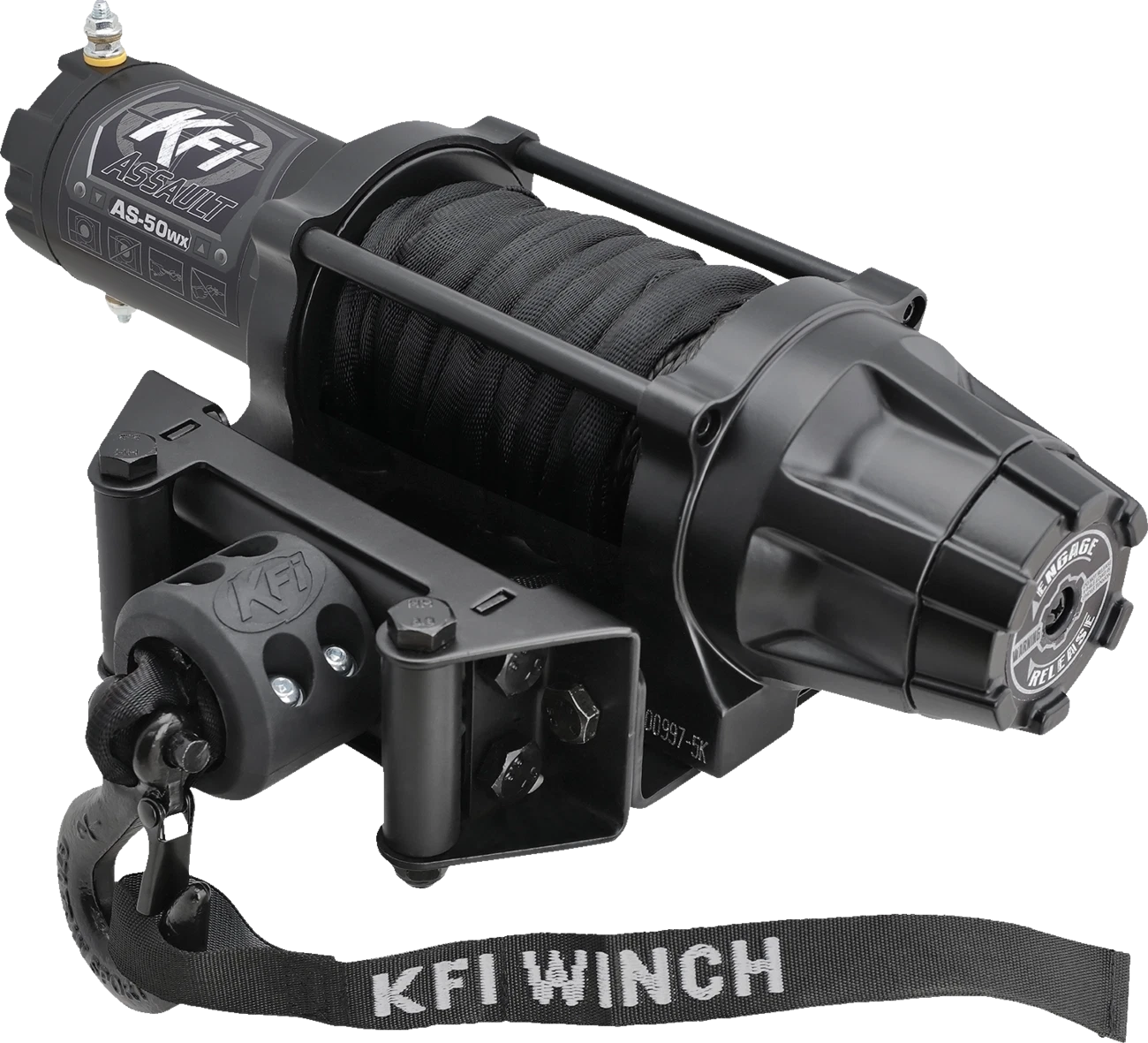 KFI AS-50WX Assault Winch for Universal Vehicles (5000 lb, Synthetic Cable)