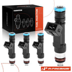 Set of 4 Fuel Injectors for Chevy Cruze (2011–2015) Sonic (2012–2020) Buick Encore (2013–2021)