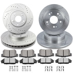 Set of 4 Brake Rotors & Ceramic Pads for Honda Civic Acura CSX (2006–2007)