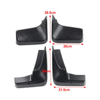 4 x Plastic Wheel Mud Flaps for Suzuki Grand Vitara (2006-2015)
