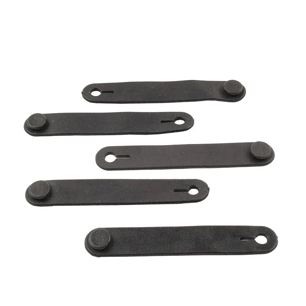 5Pcs Motorcycle Rubber Band Cable Ties for Frame Wiring Harness