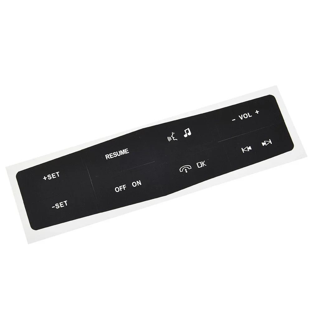 Steering-Wheel Control Button Repair-Sticker Decor for Ford Mustang (2010–2012)