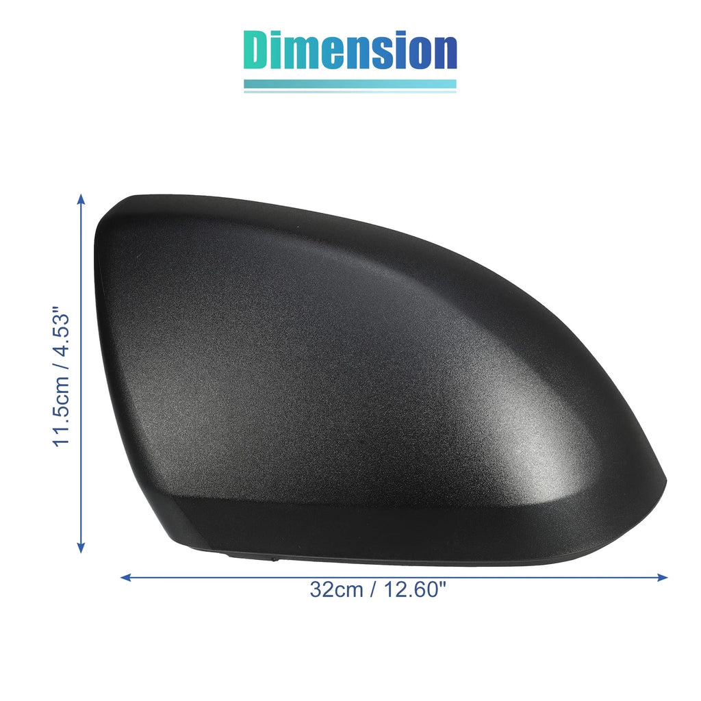 Matte Black Rearview Mirror Cap for Mercedes Vito W447 (2014–2020) Right Side