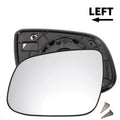 Left Side White Mirror Glass w/ Back for KIA Ceed (2009–2012)