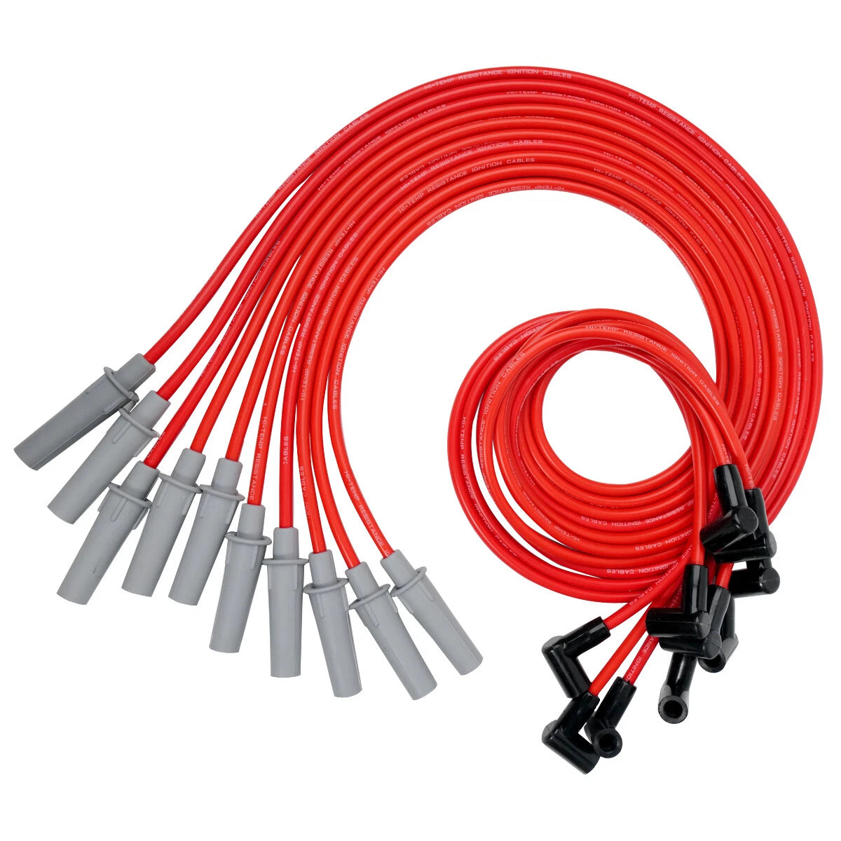 10X Spark Plug Wires +8 Plug for Dodge 1500 2500 3500 (1990–2003) 2X1266