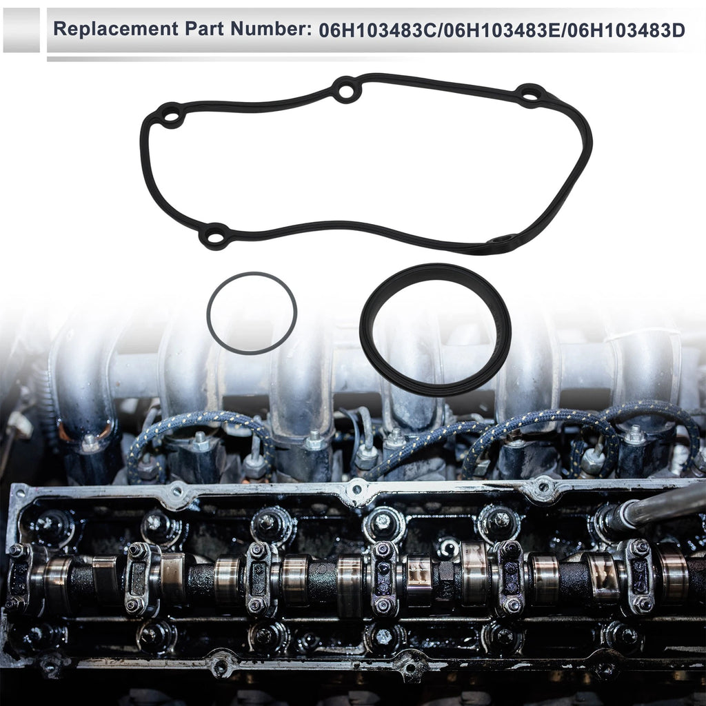 Timing Cover Gasket for Audi A4 (2009–2016) 2.0L L4 No. 06H103483C/06H103483E