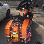 Detachable Skull Stealth Luggage Rack for Harley Touring FLHR FLTR (2009–2013)