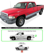 Running Boards for Dodge Ram 1500 2500 3500 (1994-2001)