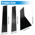6 Pcs Pillar Post Side Door Window Cover for Honda Civic Sedan (2016–2021)