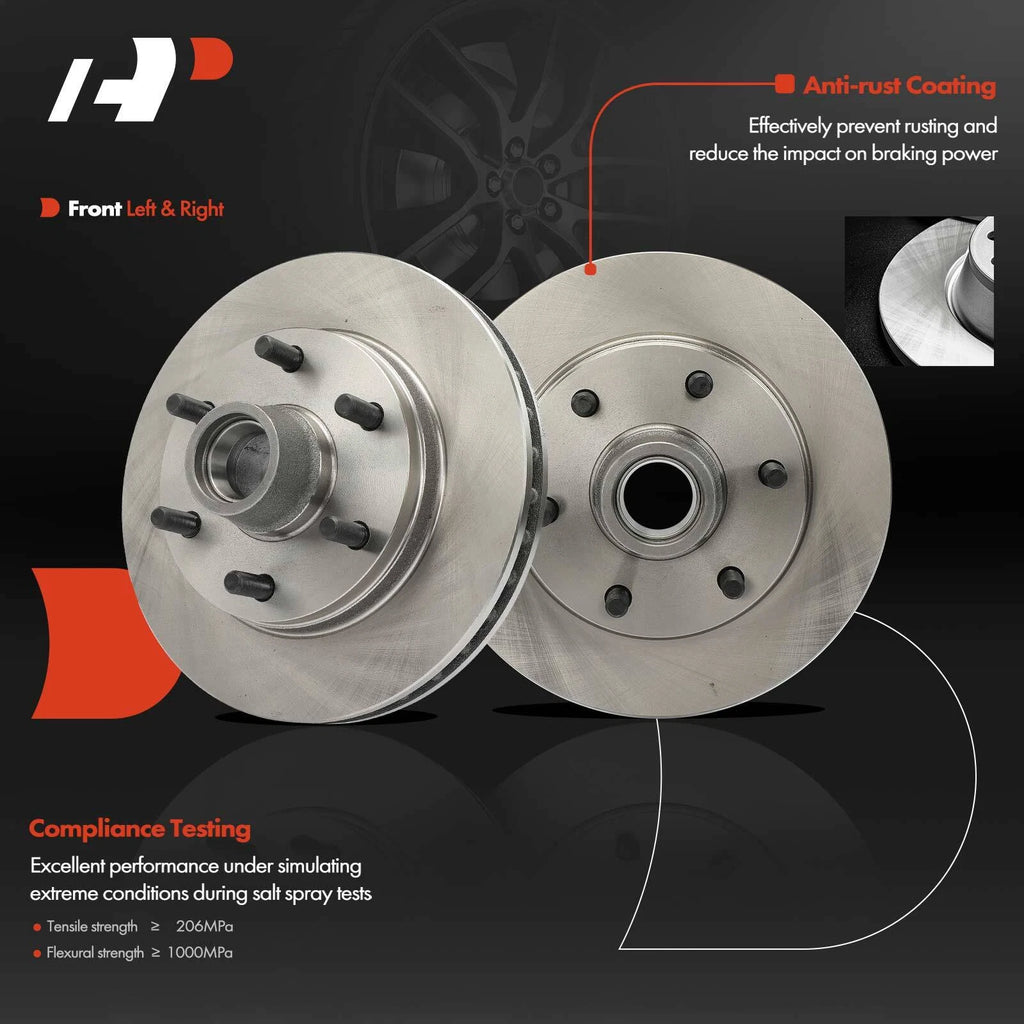 Front Disc Brake Rotors for Chevy Express 2500, GMC Savana 2500 (1996–2002)