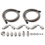 Power Steering Line Kit for Universal Vehicles (3FT, Stainless Steel)