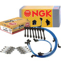 Set of 8 NGK Spark Plugs & Wires for Lexus LS400 SC400 (1990–2000)