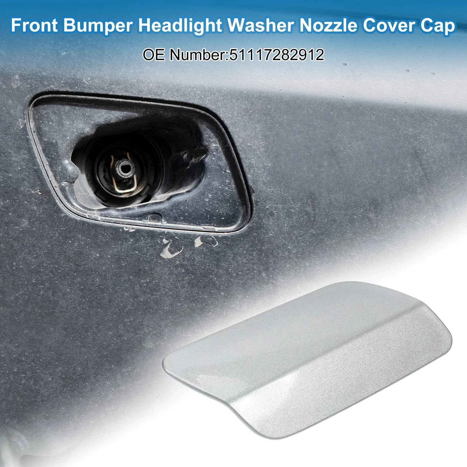 Washer Nozzle Cover Cap Front Right for BMW 640i (2012-2015)