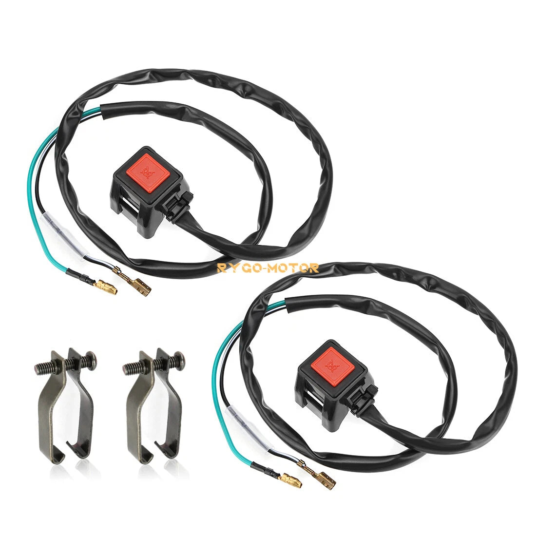 2 Handlebar Kill Stop Switch for Yamaha IT175 IT200 IT250 IT465 IT490 (1981–1986)