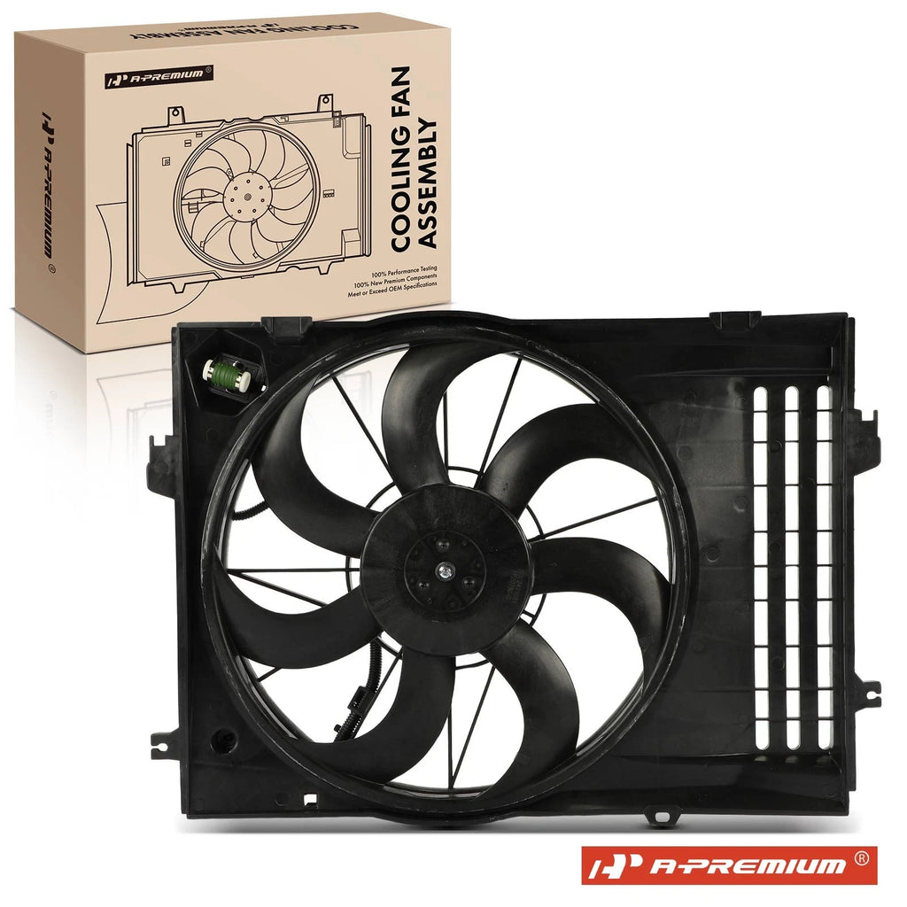 Cooling Fan Assembly with Shroud for Kia Sportage Hyundai Tucson (2005–2008)