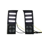 White LED 4-Eye DRL w Turn Signals for Toyota Tundra (2022–2023)