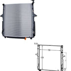 Replacement Plastic Radiator for Kia Sorento (2007–2009)