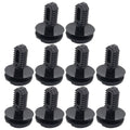 Black Plastic Clips Rivet 10 Pieces for BMW 3 Series