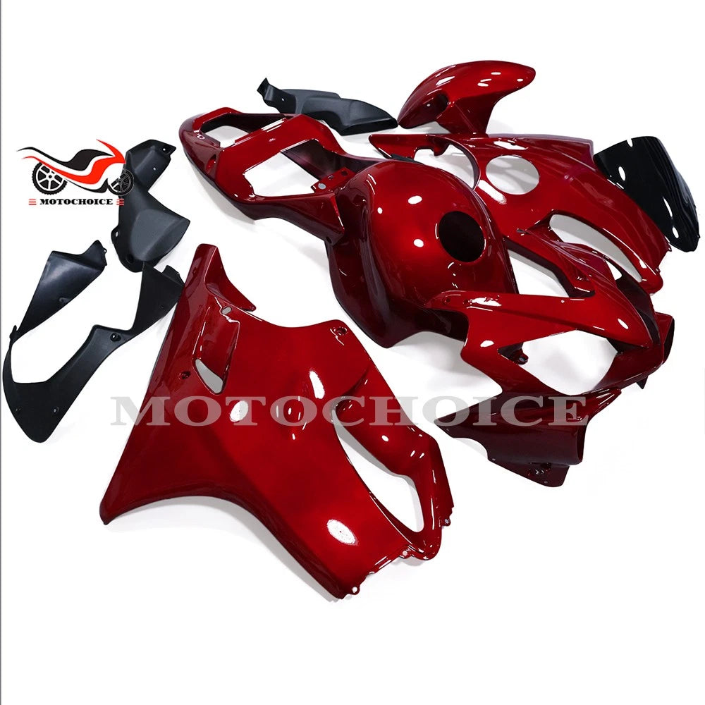 Glossy Red Fairing Kit for Honda CBR600 F4i (2001–2003)