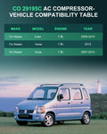 A/C Compressor for Nissan Cube (2009–2010) & Versa (2012) 1.8L, 1.6L