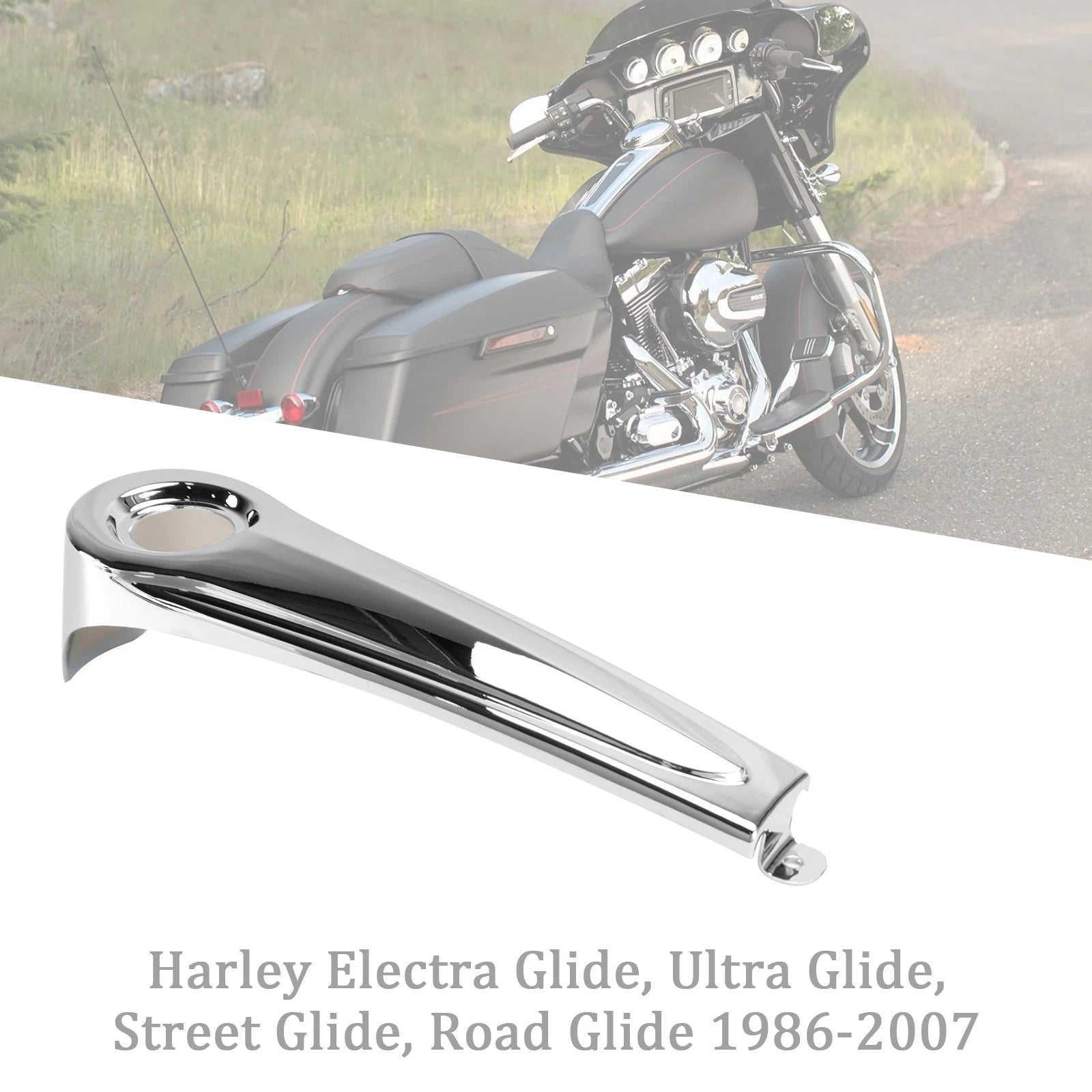 Tank Cap Cover Panel for Harley Road Street Electra Glide FLHT FLHTCU (1986–2007)