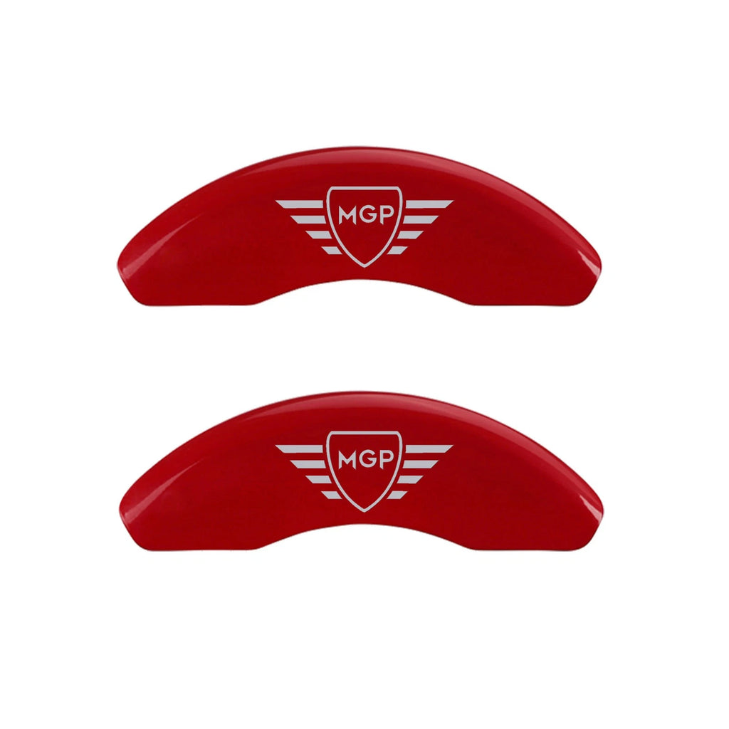 Set of 4 Caliper Covers with Silver Logo for 2015-2017 Jeep Renegade