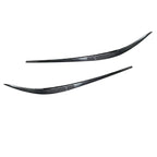 Carbon Look Headlight Eyelid Eyebrow Trims for BMW 3 Series G20 G28 (2019–2021)