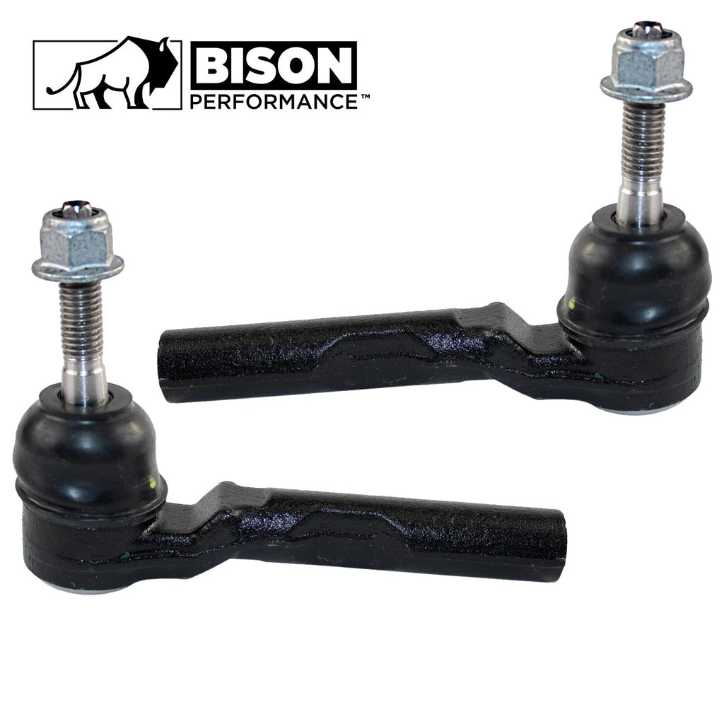 2X Rear Outer Steering Tie Rod End for Chevrolet GMC