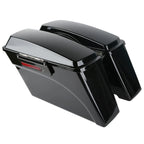 Black Hard Saddlebags & Rear Fender System for Harley Touring (2009–2013)