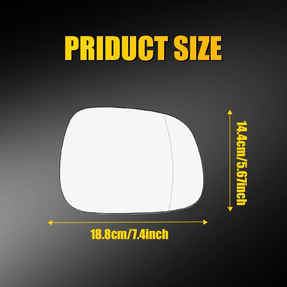 Heated Right Side Mirror Glass with 4 Pin for BMW X3 (2010–2014)