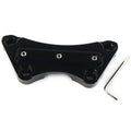 Black Top Handlebar Riser Clamp for Harley Touring Street Road King (2008-2023)