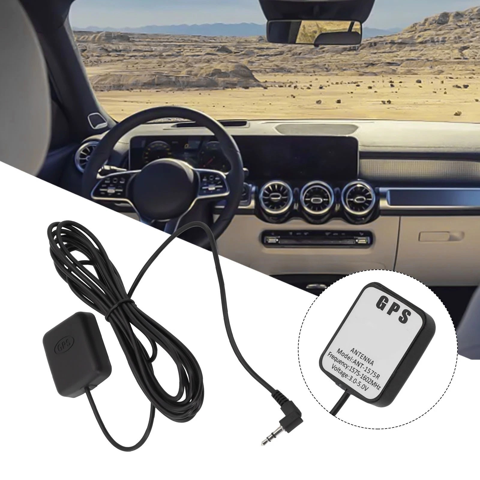 GPS Signal Booster for Car Truck SUV Dash Cams (Compact, Lightweight)