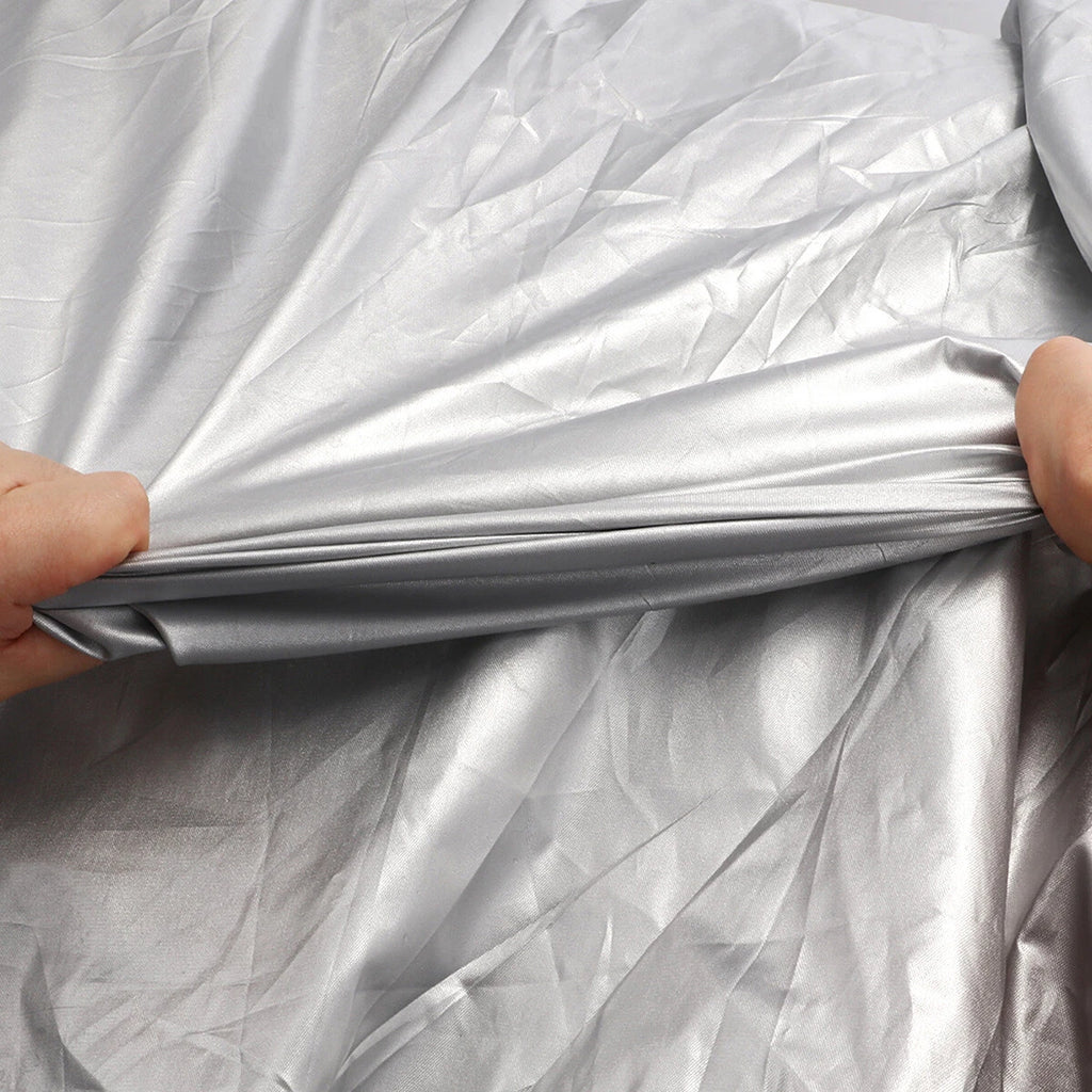Pickup Truck Cover for Outdoor Use - Waterproof UV Protection (Silver)