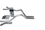 2.5" Dual Exhaust Kit for Chevy GMC 1500 (2015–2018) - Slash Tips, Corner Exit