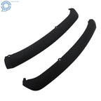 Lower Bumper Valence Trim Pair for Ford Focus (2012-2014) Black Plastic