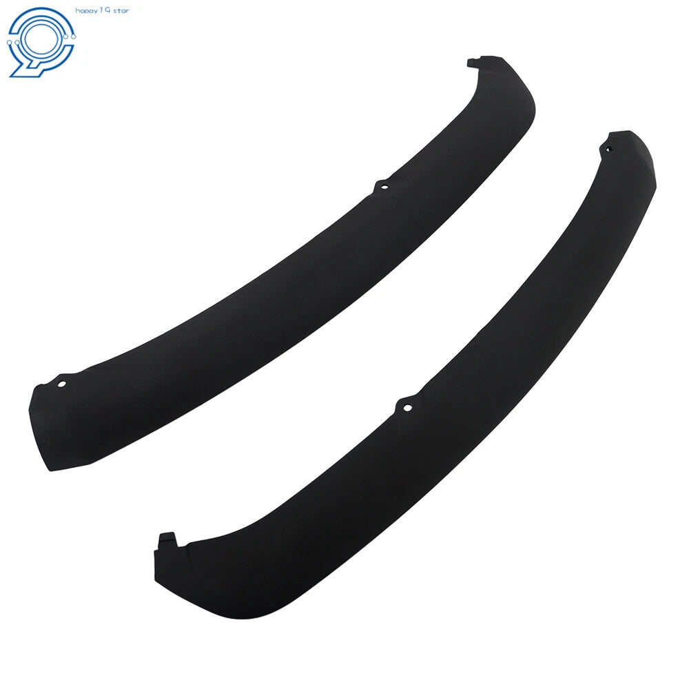 Lower Bumper Valence Trim Pair for Ford Focus (2012-2014) Black Plastic