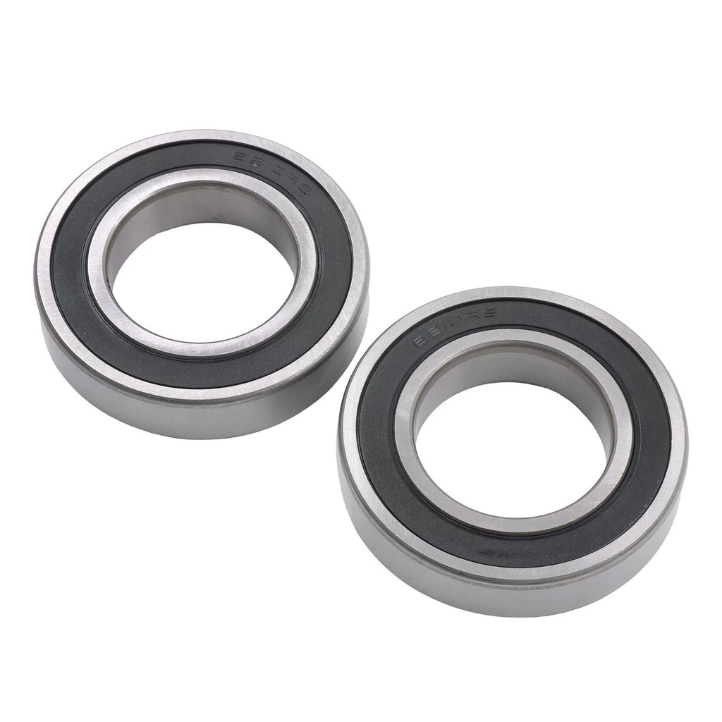 Set of 2 Rubber Sealed 6210-2RS C3 Bearings for Industrial Use (50x90x20mm)
