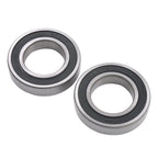 Set of 2 Rubber Sealed 6210-2RS C3 Bearings for Industrial Use (50x90x20mm)