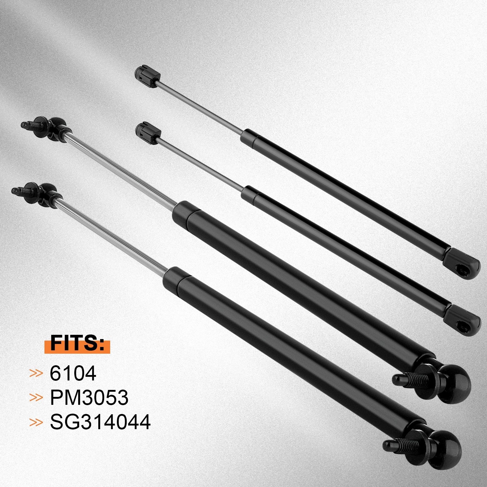 Set of 2 Tailgate Hatch & 2 Window Lift Supports Struts for Jeep Grand Cherokee (2005–2010)