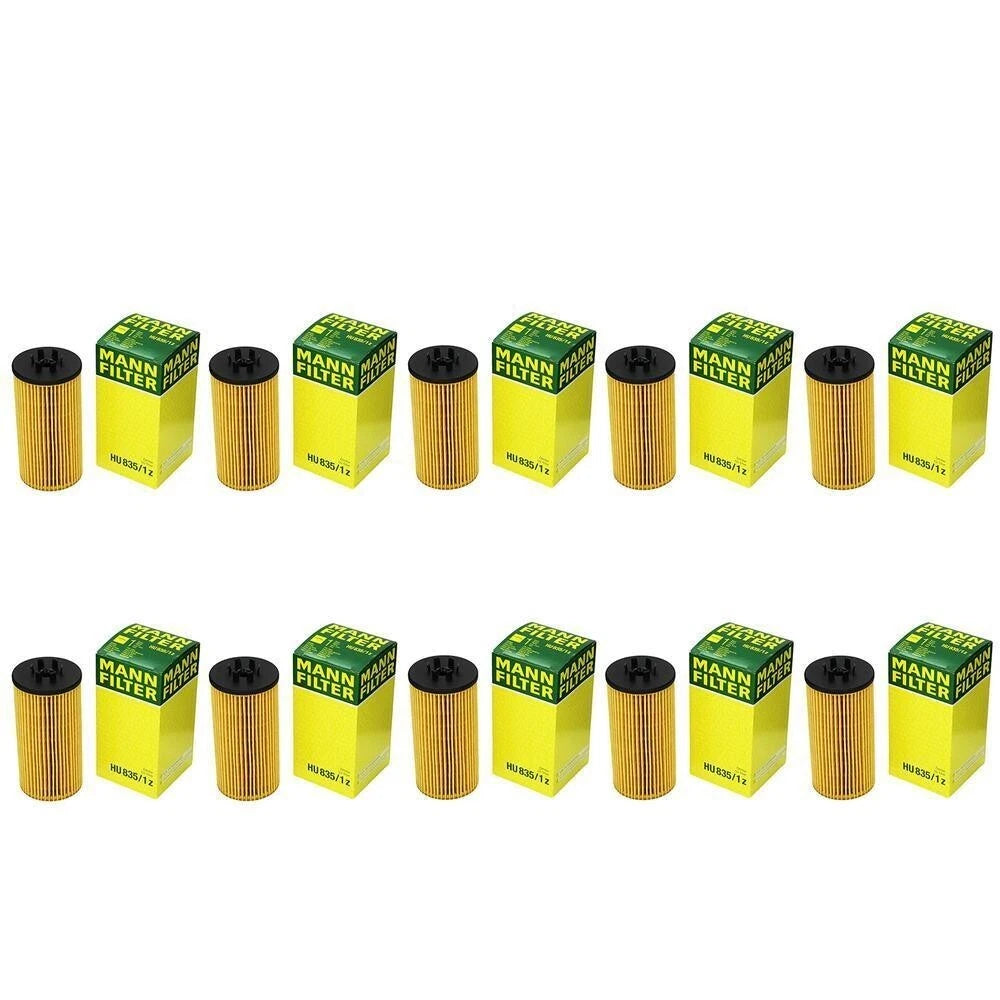 Set of 10 Cartridge Engine Oil Filters for Audi A8 Quattro VW Phaeton (2004–2010)