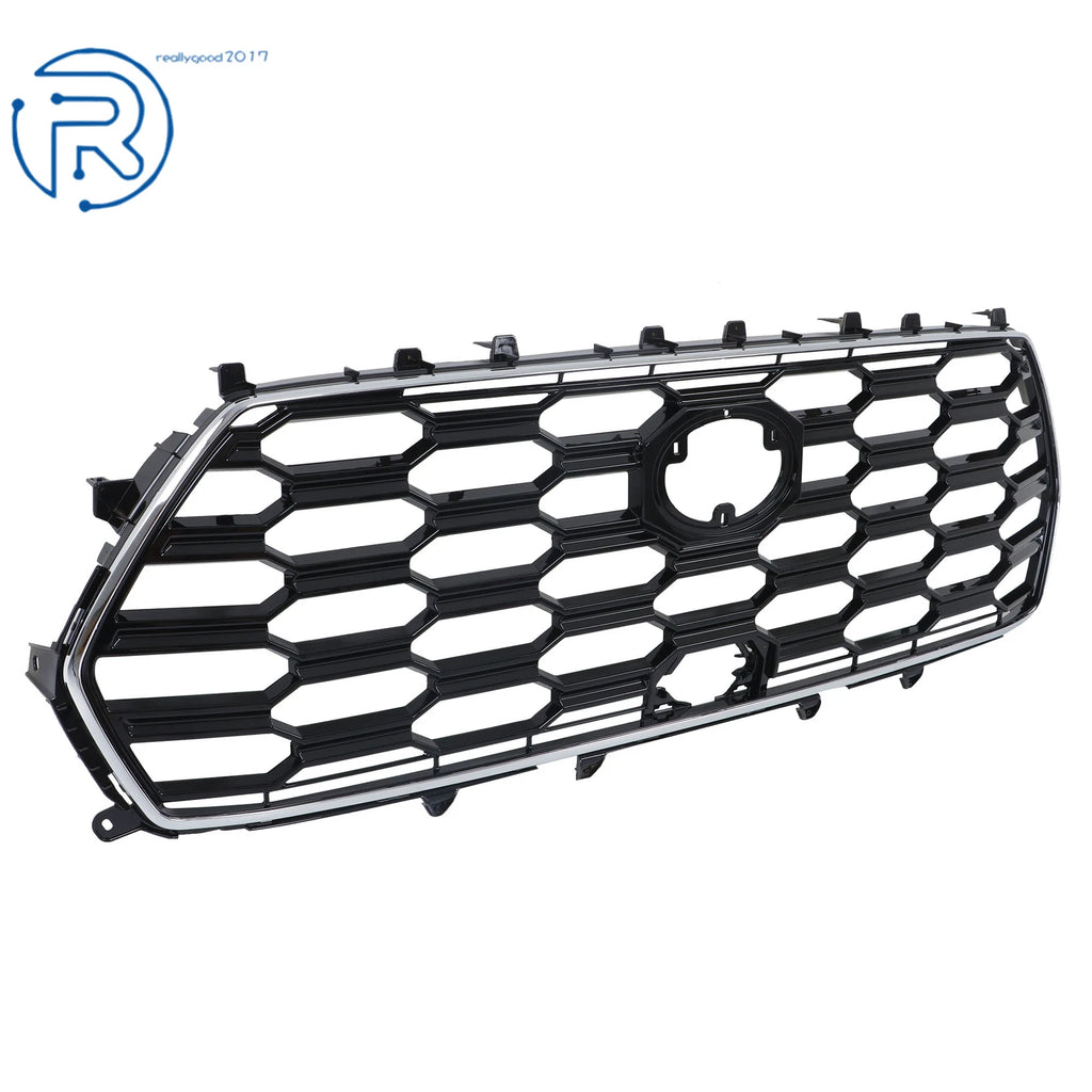 Front Bumper Grille for Toyota Sequoia (2023-2024) Black Chrome