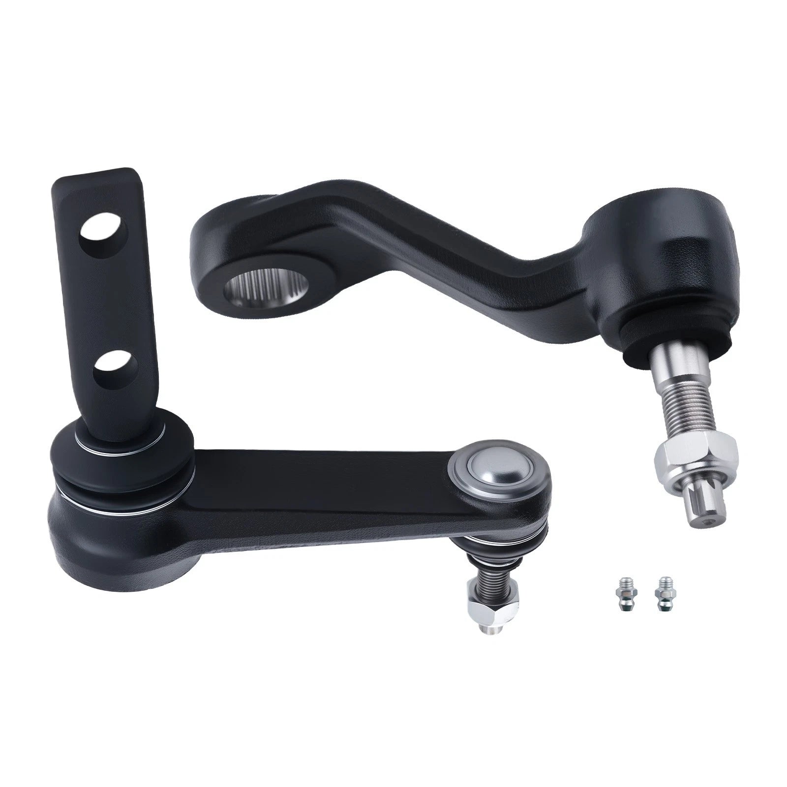 2x Front Suspension Steering Pitman Arm Set for Dodge Ram 1500 2500 3500 (1994–2008)