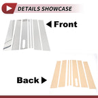 7pcs Door Pillar Window Trim for Ford Explorer Sport Trac (2001–2005) Chrome